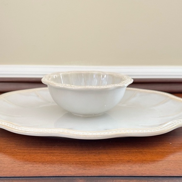 Beautiful platter and dip bowl - Picture 11 of 11